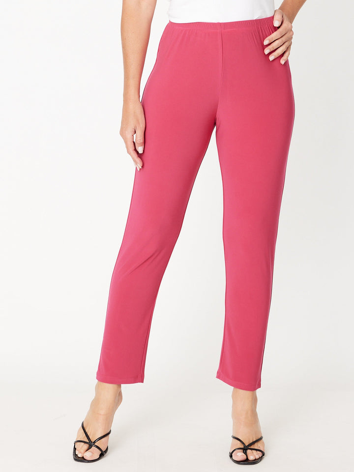 Gilliana Straight Leg Pant-- Fushia - 31361