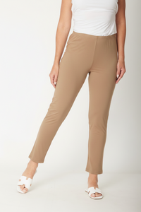 Gilliana Straight Leg Pant-- Latte - 31361