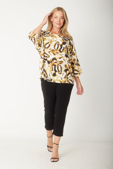 Summer Ease Rayon Top- Animal -31377 - TVSN AS SEEN ON TVSN SHOPPING CHANNEL