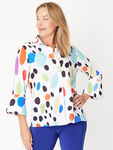 Frankie Shirt -  Multi - 31388 - Clothes for Senior & Elderly Women