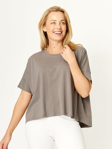 Victoria Core Tee- Grey - 31403 - SUMMER