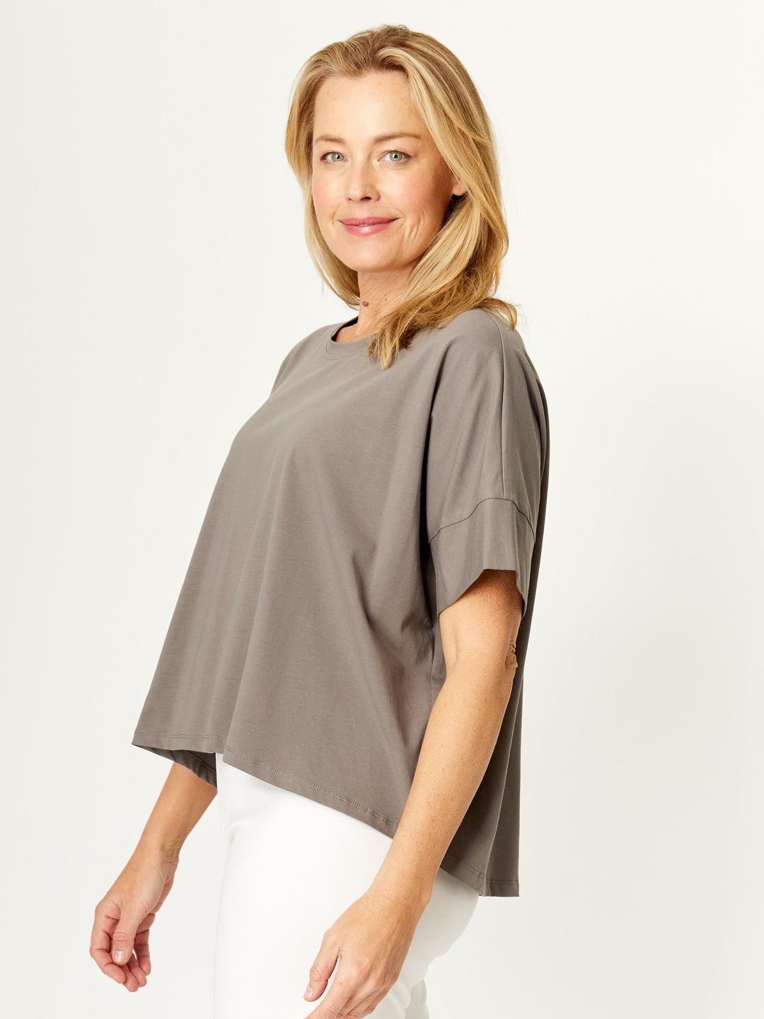Victoria Core Tee- Grey - 31403
