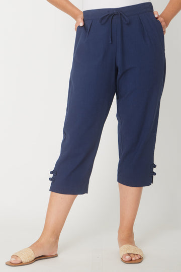 Vicky Core 3/4 pant- Navy - 31411 - Cordelia St