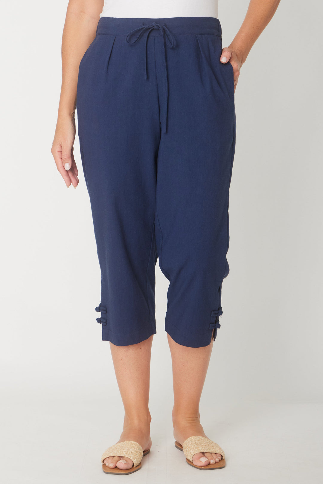 Vicky Core 3/4 pant- Navy - 31411