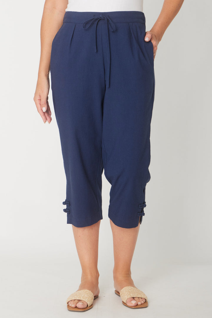 Vicky Core 3/4 pant- Navy - 31411