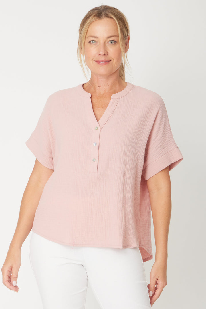 Grandpa Top - Dusty Pink - 31430