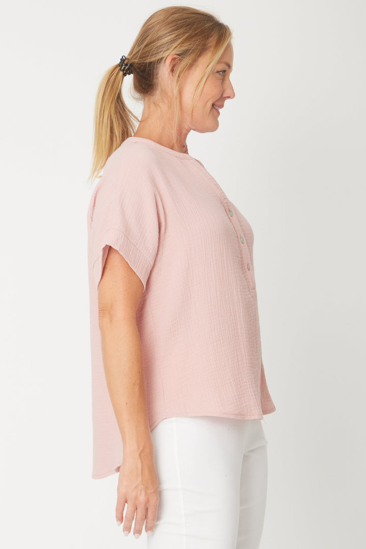 Grandpa Top - Dusty Pink - 31430