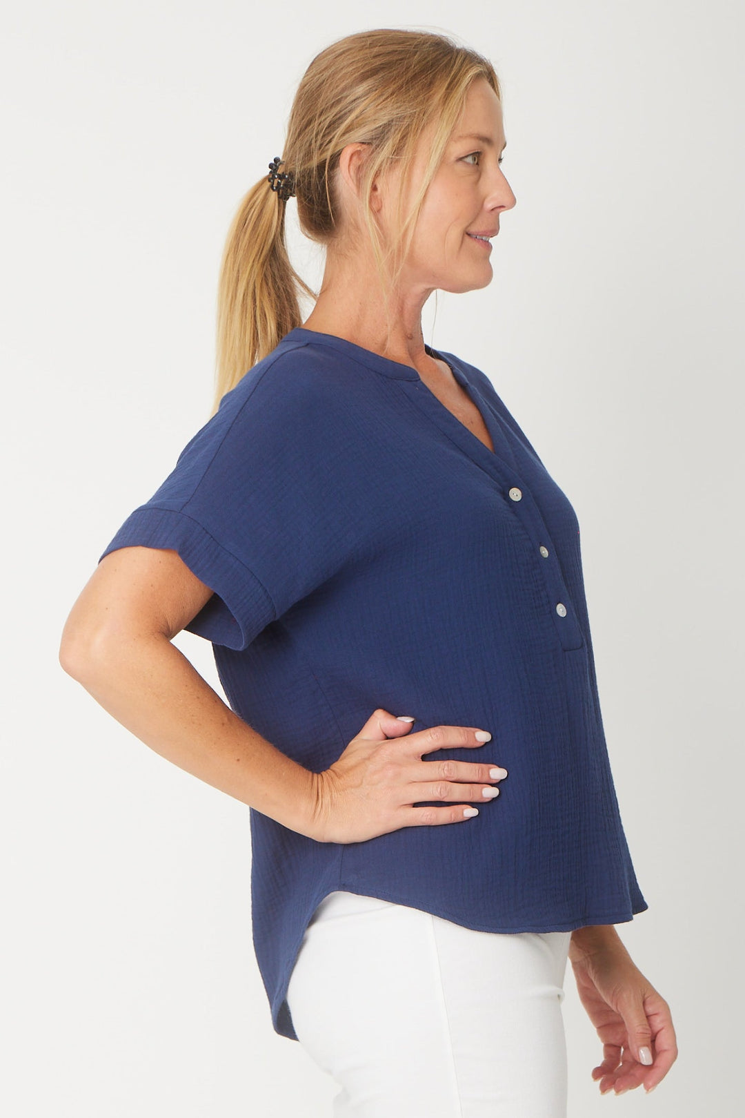 Grandpa Top - Navy - 31430