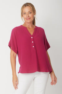 Grandpa Top - Raspberry - 31430