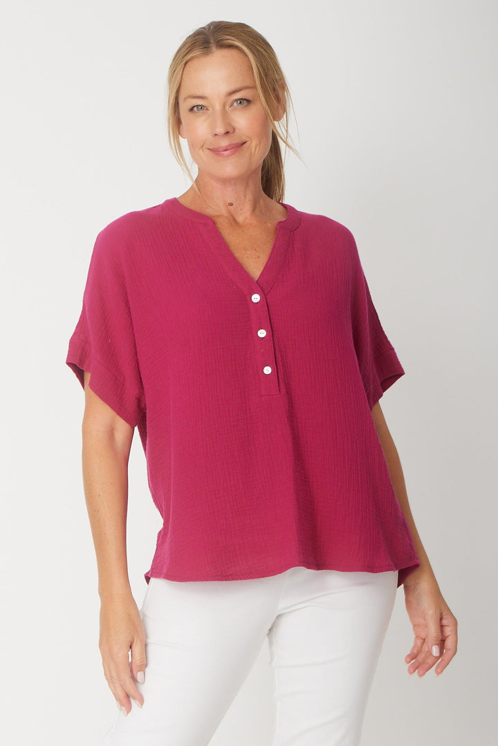Grandpa Top - Raspberry - 31430