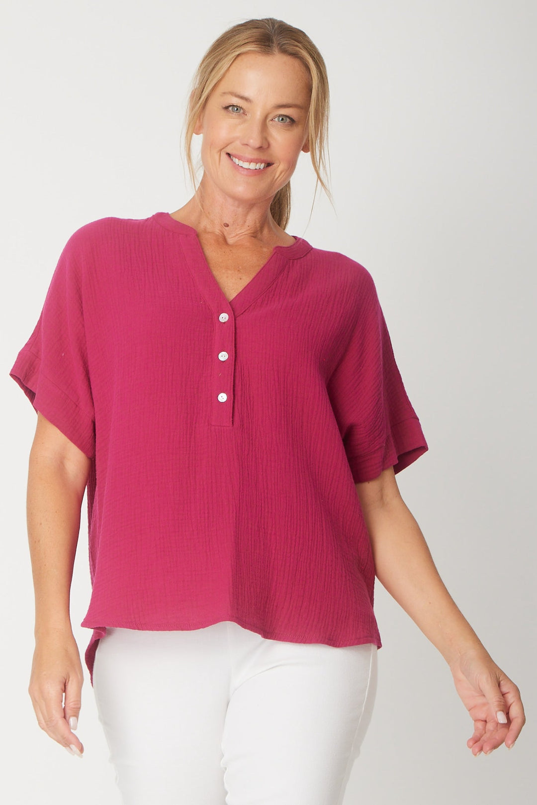 Grandpa Top - Raspberry - 31430