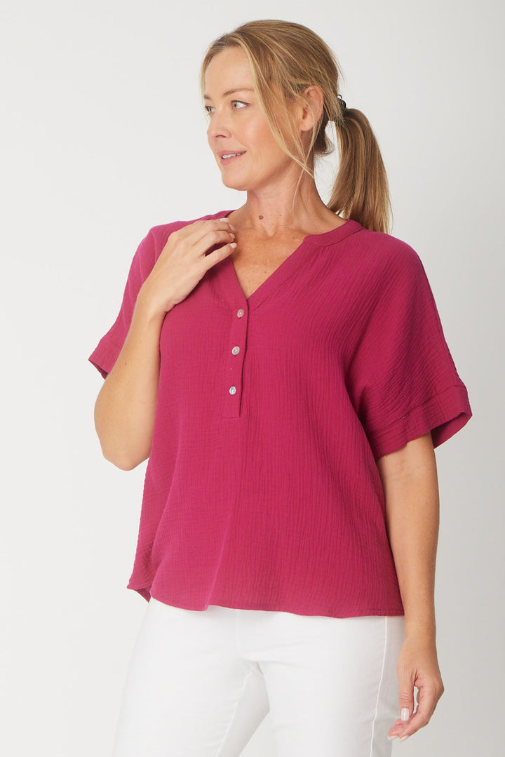 Grandpa Top - Raspberry - 31430