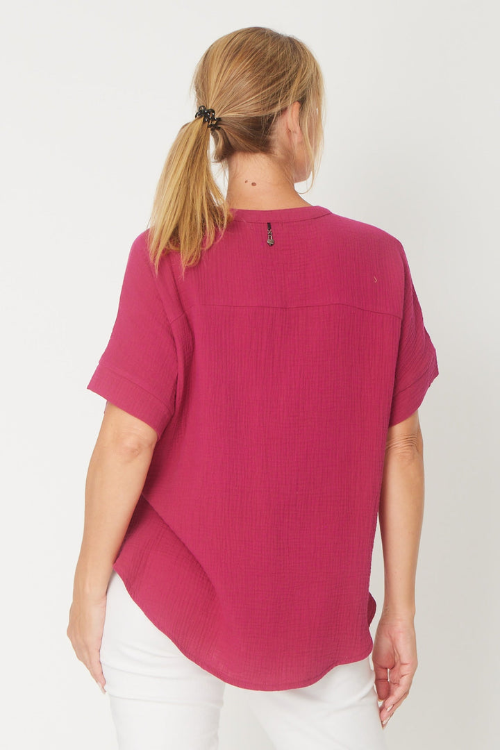 Grandpa Top - Raspberry - 31430