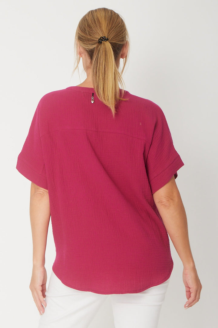Grandpa Top - Raspberry - 31430