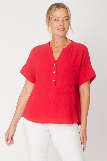 Grandpa Top - Red - 31430 - 