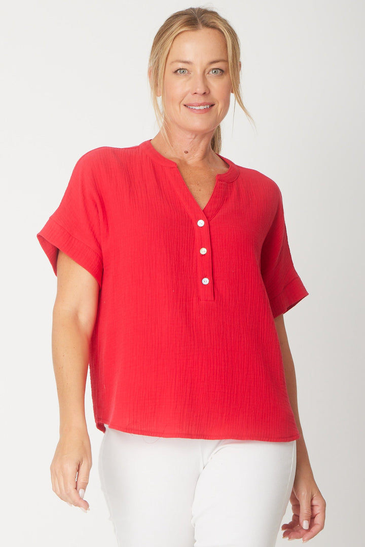 Grandpa Top - Red - 31430