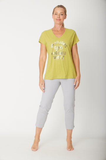 On Holidays Tee - Citrine- 31438 - 