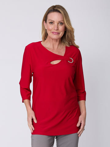 Ring Top - Ruby - 31443 - Clothes for Senior & Elderly Women