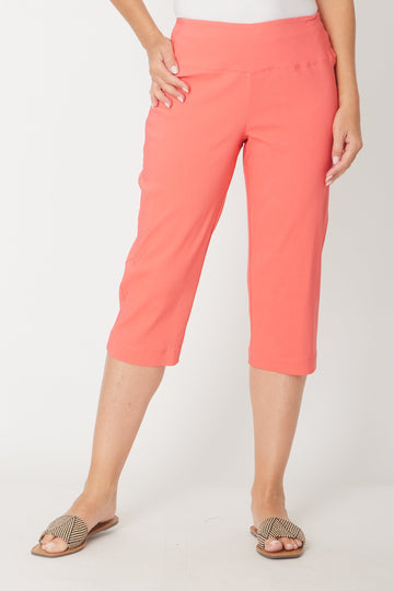 Crop Petite Pant - Coral - 31455 - Cordelia St