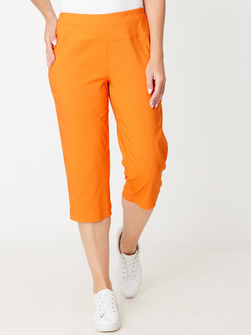 Crop Petite Pant - Orange - 31455 - Cordelia St