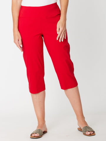 Crop Petite Pant - Red - 31455 - Cordelia St