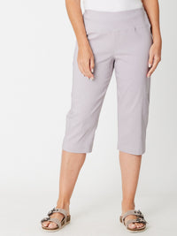 Crop Petite Pant - Stone - 31455