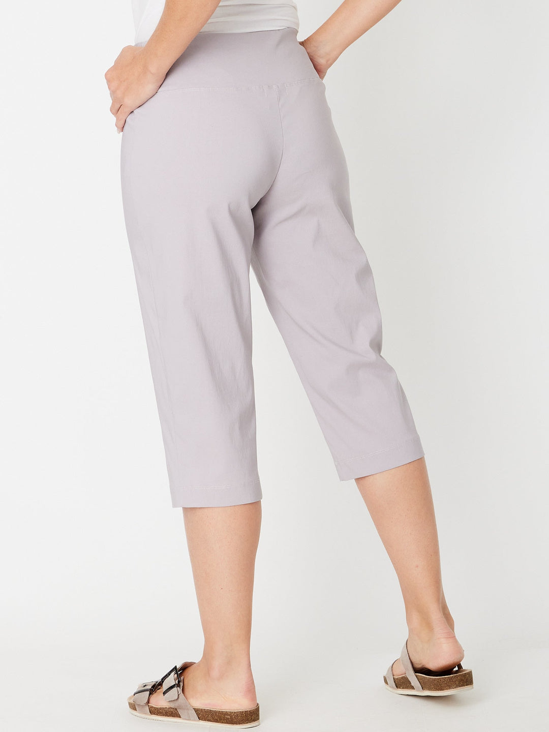 Crop Petite Pant - Stone - 31455