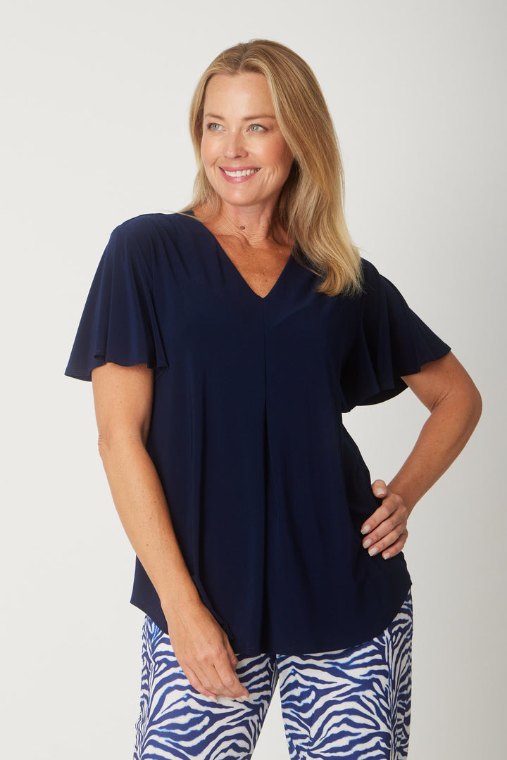 Flutterlux Invert Core Top - Navy - 31469
