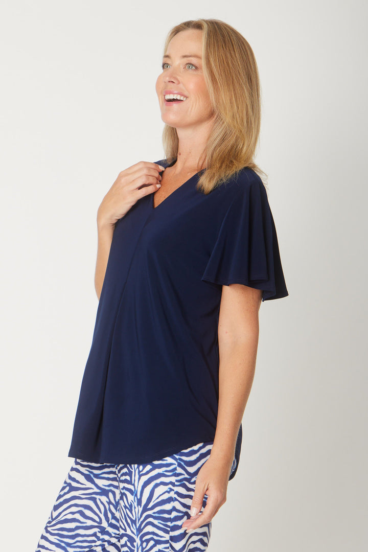 Flutterlux Invert Core Top - Navy - 31469