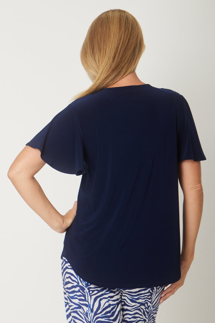 Flutterlux Invert Core Top - Navy - 31469