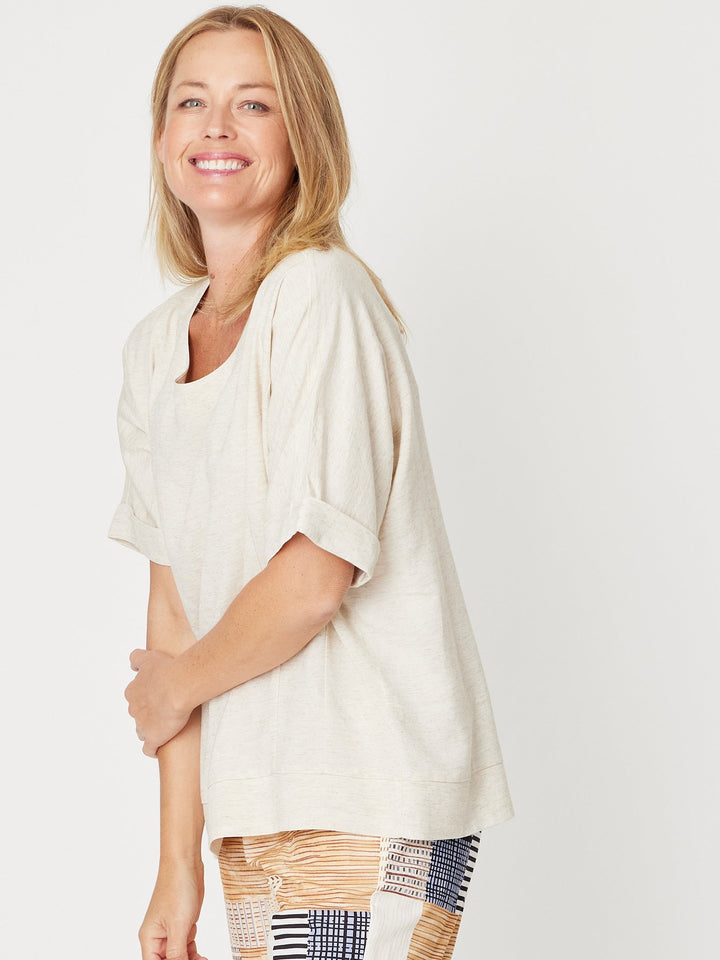 Linen Shores Top - Sand - 31476