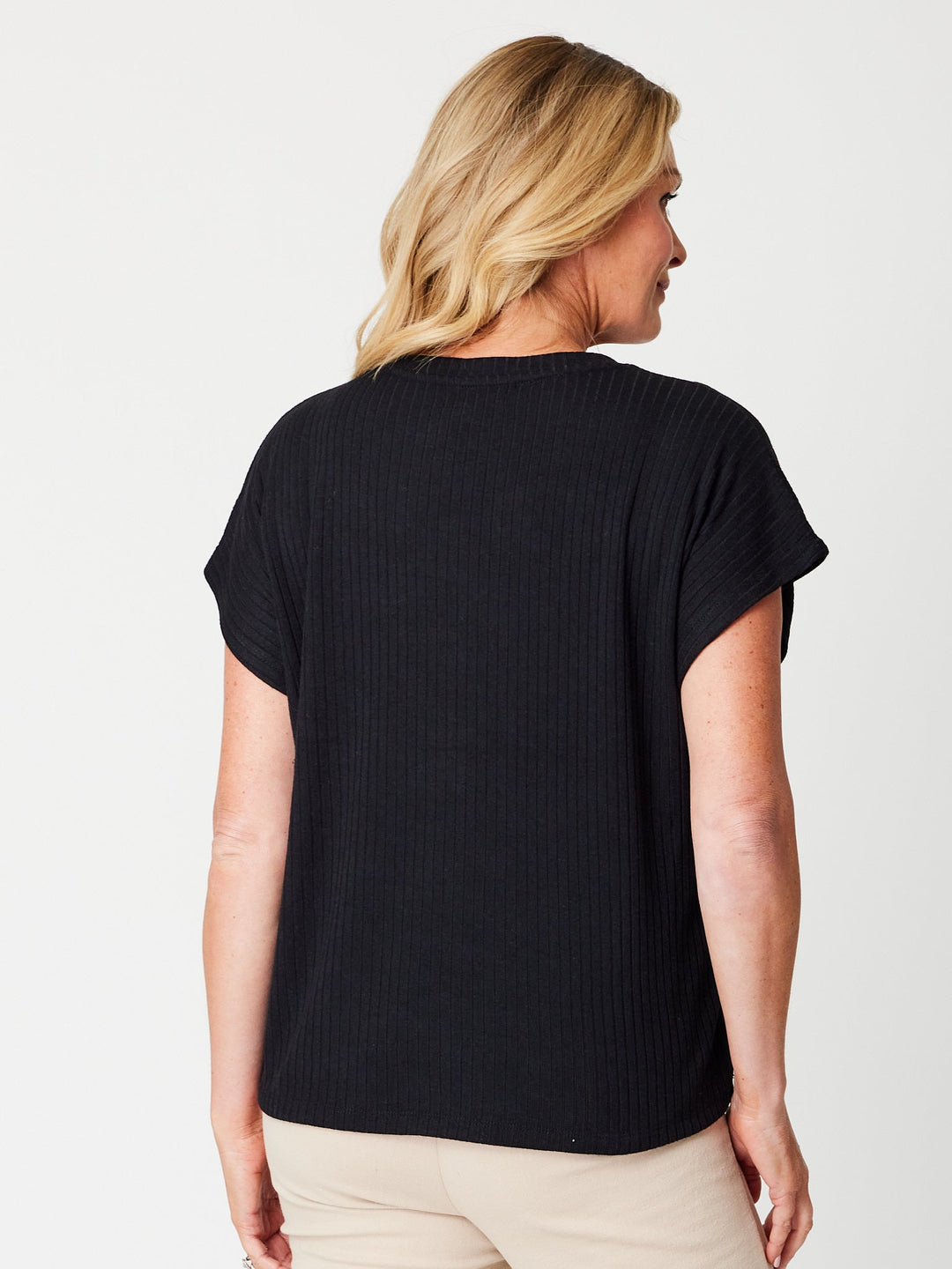 Sandy Shores Knit Top- Black - 31481