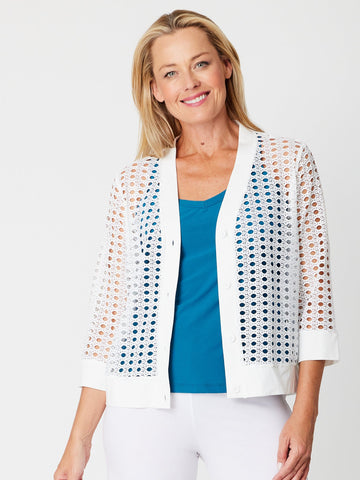 Holey Jacket - White - 31505 - SUMMER