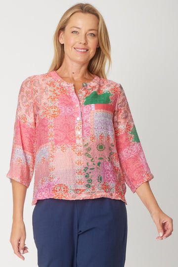 Spring Guest Shirt- Pink -31524 - Spring/Summer