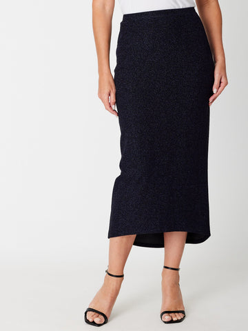 Lurex Lux Skirt - Black - 31526 - Clothes for Senior & Elderly Women