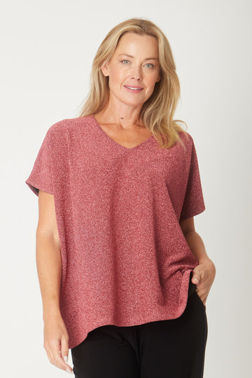 Lurex Top -Rose - 31527 - Spring/Summer