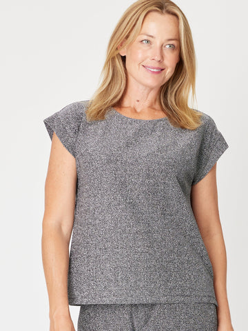 Lurex Lux Tarin Top - Silver - 31529 - Spring/Summer