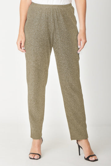 Lurex Pocket Pant - Gold - 31534 - Clothes for Senior & Elderly Women