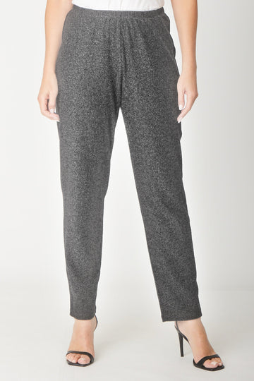 Lurex Pocket Pant - Silver - 31534 - Clothes for Senior & Elderly Women