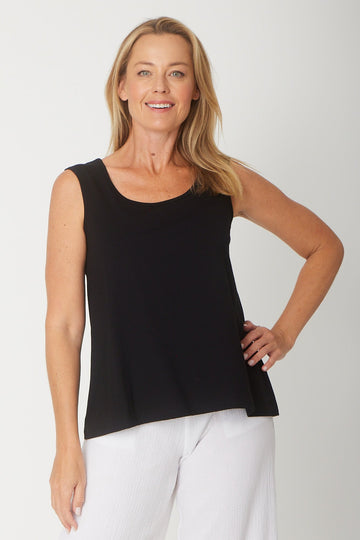 Margie Swing Tank -Black -31539 - Spring/Summer