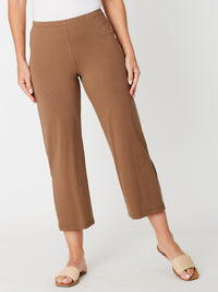 Margie Split Pant-2-- Latte - 31540