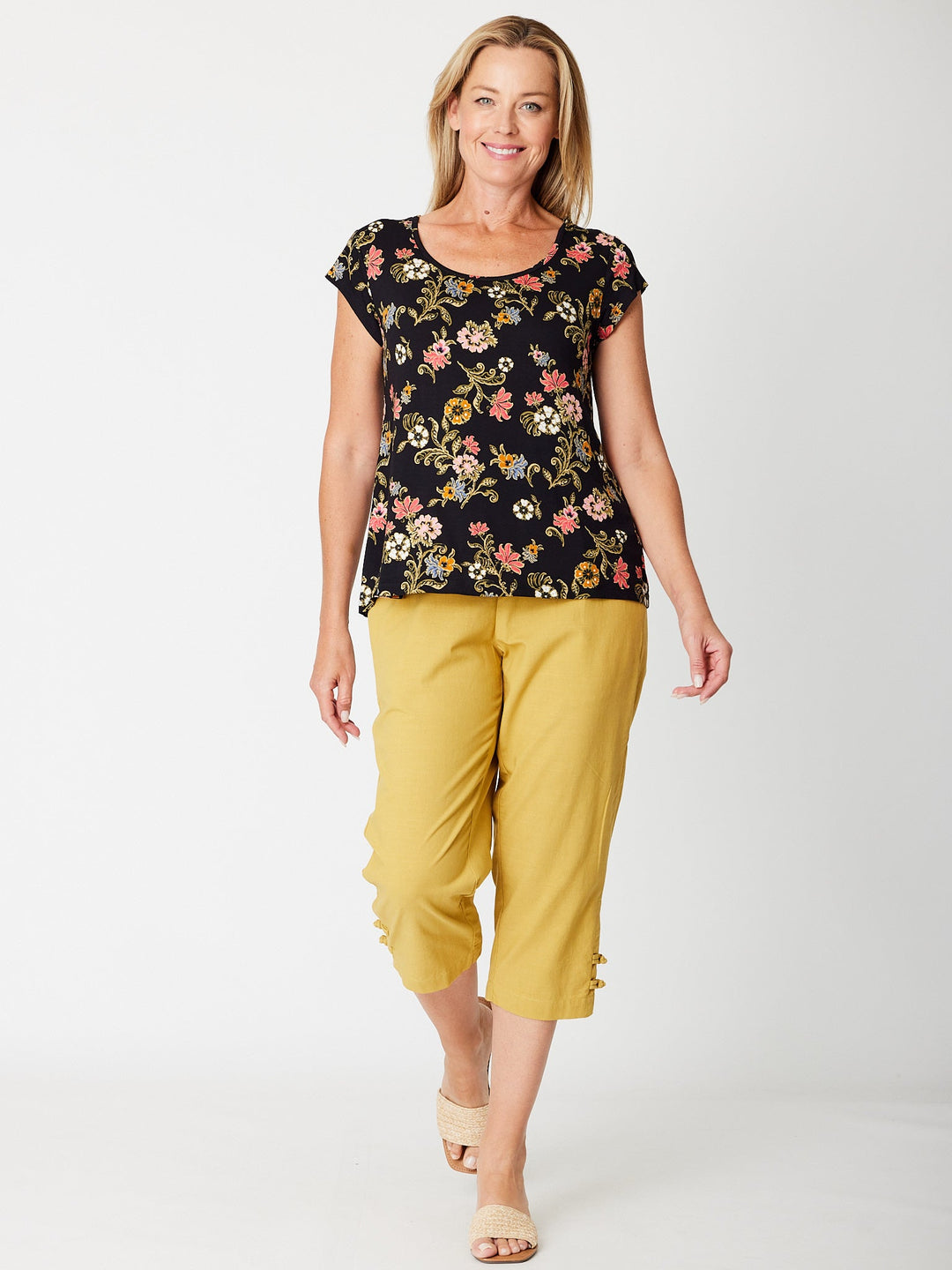 Vicky Core 3/4 pant- Butter- 31411
