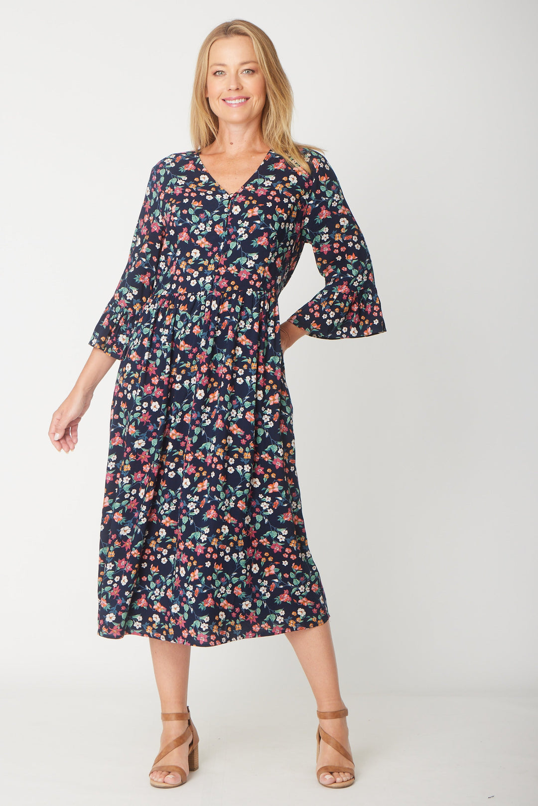 Gemma Ruffle Dress -  Floral - 31570