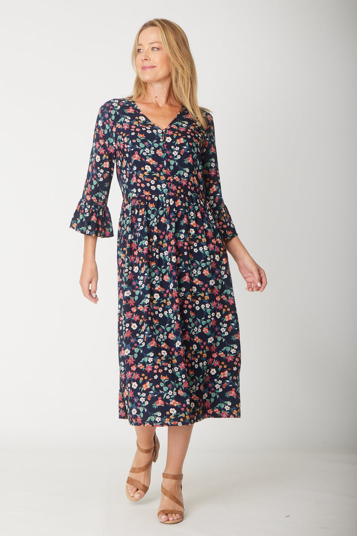 Gemma Ruffle Dress -  Floral - 31570