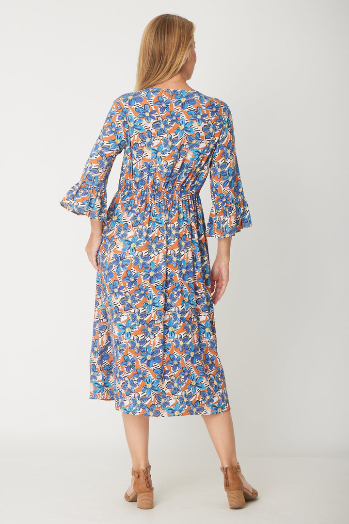 Gemma Ruffle Dress -  Flower - 31570