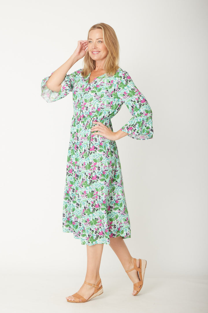 Gemma Ruffle Dress -  Mint - 31570