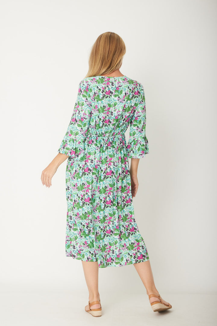 Gemma Ruffle Dress -  Mint - 31570