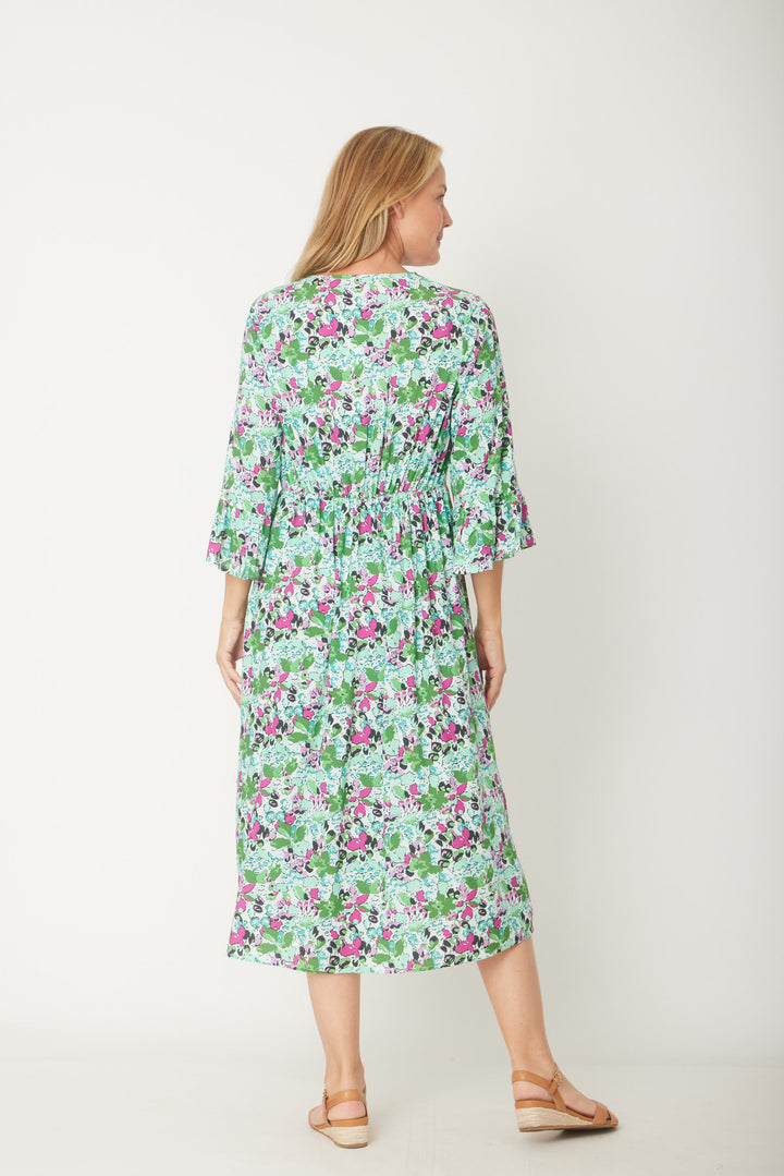 Gemma Ruffle Dress -  Mint - 31570