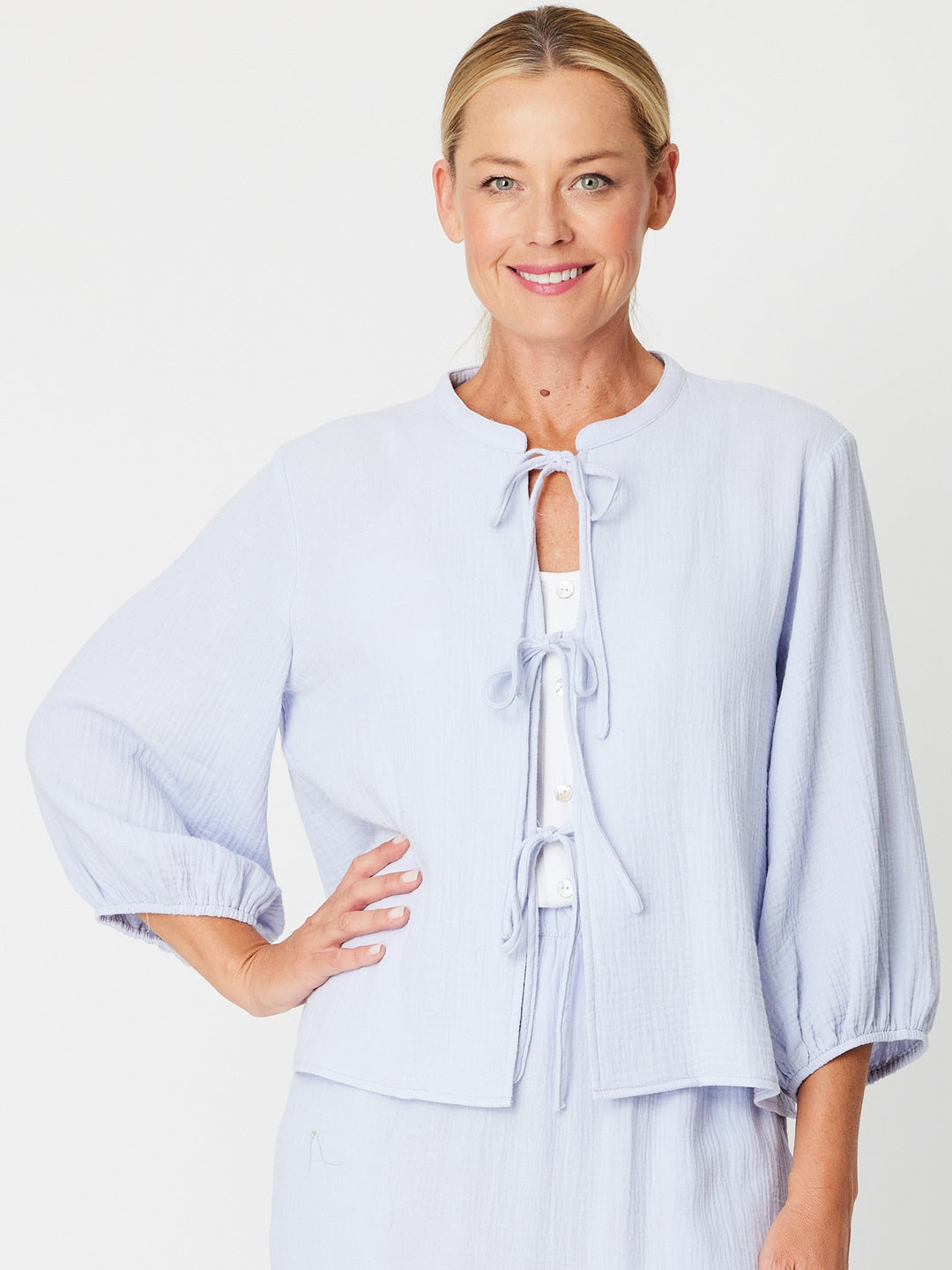 Heidi Bubble Jacket- Ice Blue- 31581