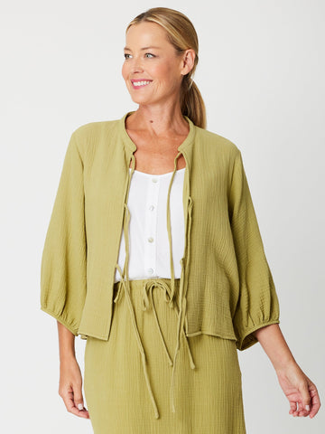 Heidi Bubble Jacket- Leaf - 31581 - New Arrivals